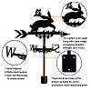 Orangutan Iron Wind Direction Indicator AJEW-WH0265-034-3