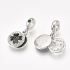 Alloy European Dangle Charms MPDL-S067-028P-2