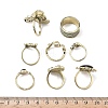 Alloy with Acrylic Finger Rings Sets RJEW-Z119-01AG-4