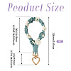 Cotton Braided Flower Pendant Decorations AJEW-TAC0030-032G-10-3