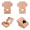 Square Kraft Paper Gift Storage Boxes CON-CJ0001-14-3