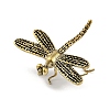 Brass Dragonfly Figurines KK-C073-04AG-2