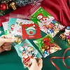 200Pcs 10 Style Christmas Theme Plastic Bakeware Bag OPP-TA0001-05-6