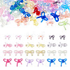 48Pcs 4 Styles Transparent Acrylic Beads OACR-TA0004-94B-1