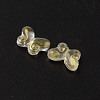 Two Tone Transparent Spray Painted Glass Beads GLAA-Q092-04-A01-4