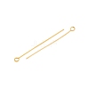 Ion Plating(IP) 304 Stainless Steel Eye Pins STAS-I320-C02-G-2