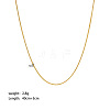 Titanium Steel Snake Chain Necklaces PW-WG8A4BA-06-1