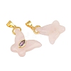 Natural Rose Quartz Pendants GG-CBA19F2-01G-07-2