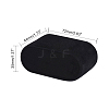 Flocking Cloth Jewelry Watch Displays BDIS-WH0004-02-2