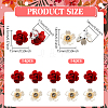 28Pcs 2 Styles Alloy & ABS Hair Fastener PHAR-GO0001-03-2