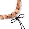 5-Loop Wrap Style Buddhist Jewelry BJEW-S125-21C-3