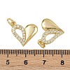 Brass Micro Pave Cubic Zirconia Pendants ZIRC-I367-11G-07-3
