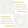 10Pcs 2 Styles Stainless Steel Paperclip Chain Necklaces for Women Men NJEW-SZ0001-72-2