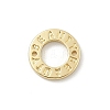 Brass Connector Charms KK-E791-23G-1