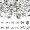 60Pcs 12 Styles Tibetan Style Alloy Beads FIND-CJ0002-28A-1