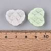 Frosted Transparent Acrylic Beads OACR-Q203-02-4