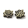 Tibetan Style Rack Plating Brass Bead KK-Q805-52AB-2