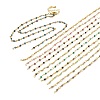 Brass Chain Necklace Making KK-K337-13G-1