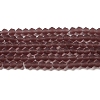 Imitate Austrian Crystal Frosted Glass Beads Strands LS-EGLA-A039-T4mm-MD05-1