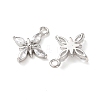 Brass Micro Pave Cubic Zirconia Pendants KK-A295-04P-2