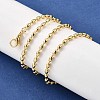 2.5MM Brass Oval Link Chain Necklaces X-NJEW-M108-20G-5