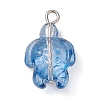 Transparent Glass Pendants PALLOY-JF02825-3