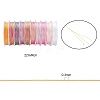 10 Rolls 3-Ply Polyester Metallic Threads MCOR-CJ0001-07A-2