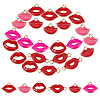 30Pcs 4 Style Eco-Friendly Zinc Alloy Pendants and Links ENAM-SC0002-27-1