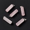 Natural Rose Quartz Pendants G-E135-02P-11-2