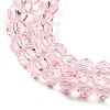 Transparent Baking Paint Glass Beads X1-DGLA-A034-T4mm-D04-3