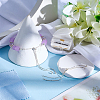 2Pcs 925 Sterling Silver Box Chain Slider Bracelet Making MAK-BBC0001-23-4
