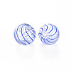 Transparent Handmade Blown Glass Globe Beads X-GLAA-T012-35C-07-2