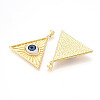 Brass Resin Pendants KK-T070-97-2