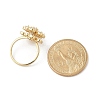 Clover Rotatable Open Cuff Rings for Women LS-RJEW-R007-02G-5