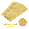 Self Adhesive Gold Foil Embossed Stickers DIY-WH0211-049-3