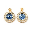 Real 18K Gold Plated Brass Pendants KK-L209-008G-02-1