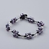 Handmade Glass Beads Bracelets BJEW-JB04673-02-1