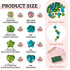 80Pcs 8 Styles Millefiori Glass Beads Strands GLAA-TA0003-43A-4