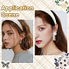 10Pcs 2 Styles Resin Firm Headband Non-slip Strip FIND-SP0020-61-7