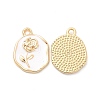 Alloy Enamel Pendants ENAM-E004-08G-2