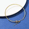 Brass Bangles for Women BJEW-G751-01G-1