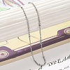 Anti-Tarnish 304 Stainless Steel Satellite Chain Necklaces for Women NJEW-K255-14P-3