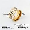 304 Stainless Steel Finger Rings for Women MF5435-1-1
