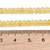 Dyed Natural Malaysia Jade Rondelle Beads Strands X-G-E316-2x4mm-47-6