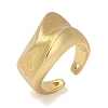 Rack Plating Brass Cuff Finger Rings for Women RJEW-C114-13C-G-1