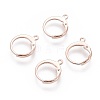 304 Stainless Steel Leverback Earring Findings STAS-D448-041RG-2