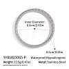 Vintage 304 Stainless Steel Plain Bangles for Women DV1538-2-2