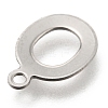 Non-Tarnish 201 Stainless Steel Charms STAS-C021-06P-O-3