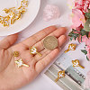 15Pcs Cross with Peace Dove Enamel Pins JEWB-CA0001-55-3