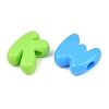 Opaque Acrylic European Beads AC-CBAE09B-04-2